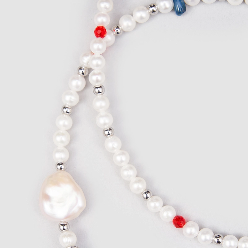Original Handmade Natural Pearls collar  by OHGG - OHGGRN24178