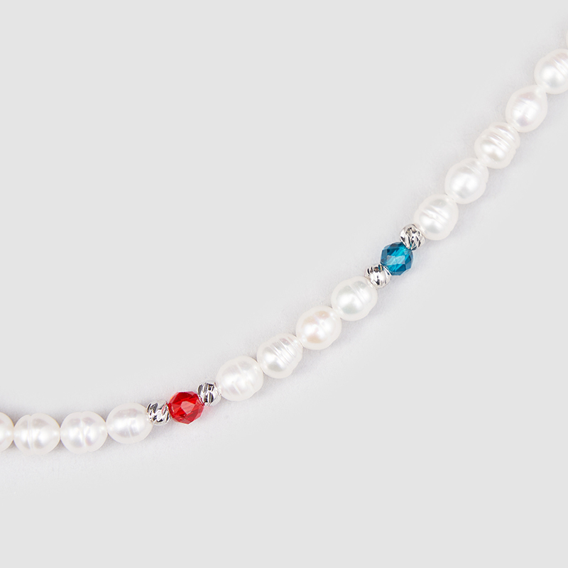 Original Handmade Natural Pearls collar  by OHGG - OHGGRN24172