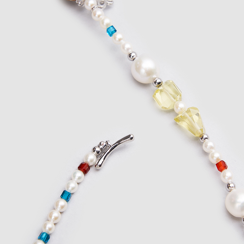 Original Handmade Natural Pearls collar  by OHGG - OHGGRN24180