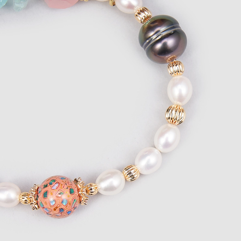 Original Handmade Natural Pearls Necklace  by OHGG - OHGGRN24176