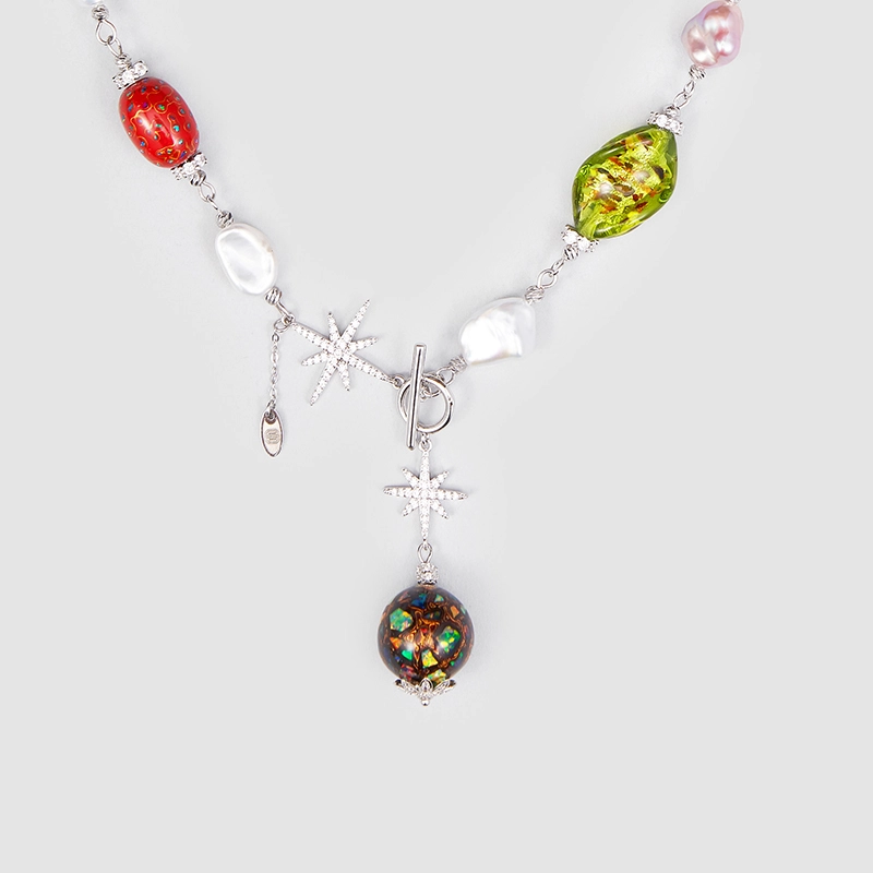 Original Handmade Natural Pearls Necklace  by OHGG - OHGGRN24182