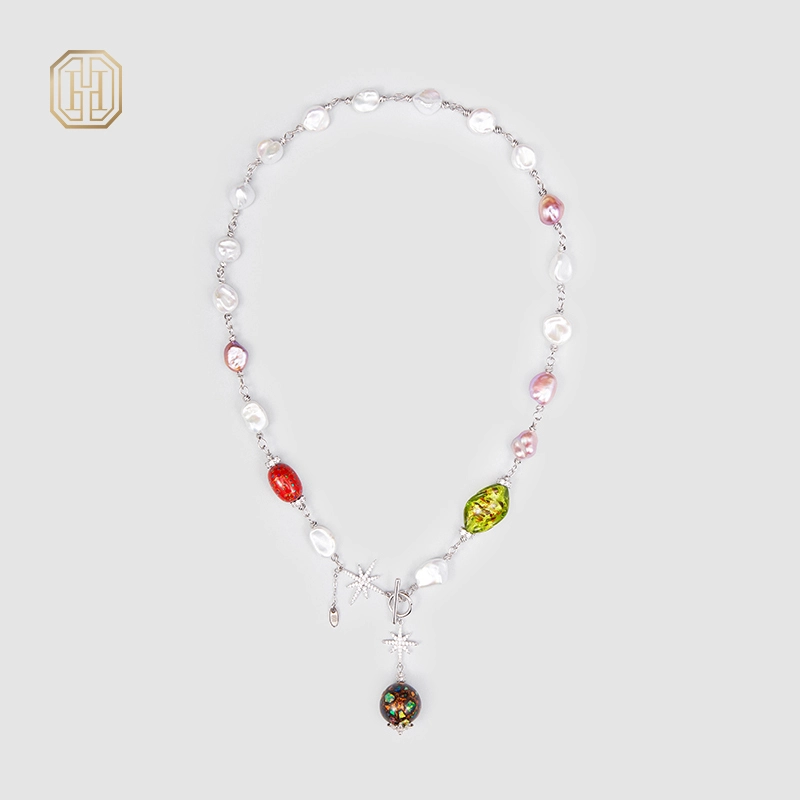 Original Handmade Natural Pearls Necklace  by OHGG - OHGGRN24182
