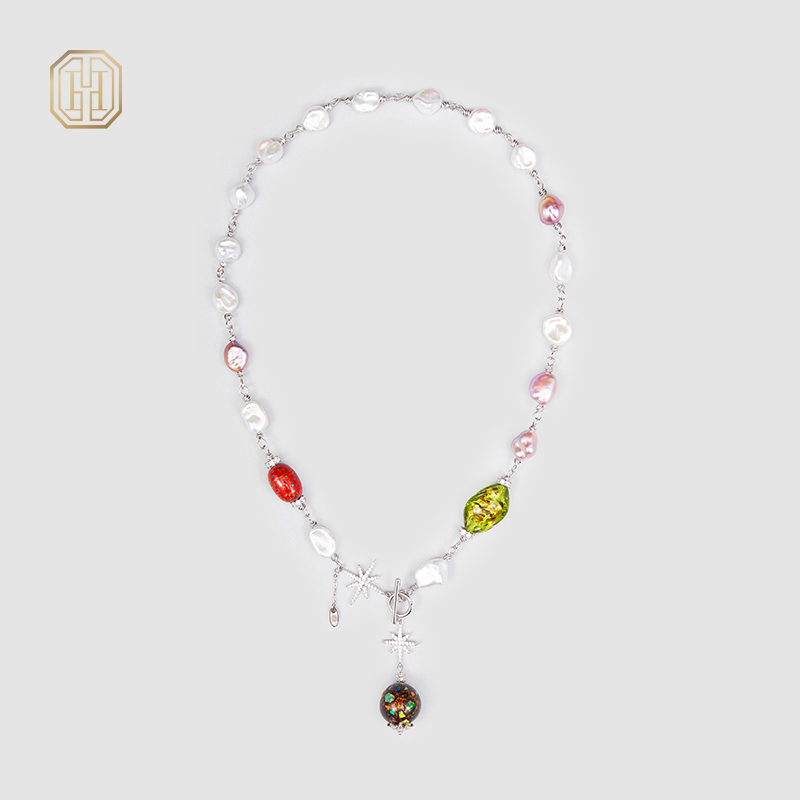 Original Handmade Natural Pearls Necklace  by OHGG - OHGGRN24182
