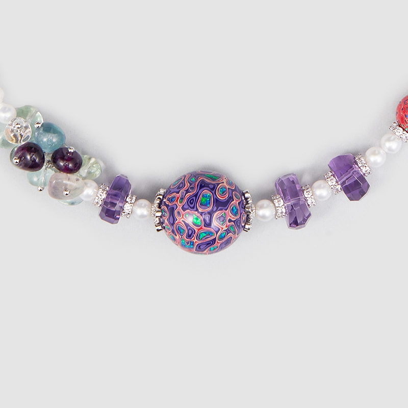 Original Handmade Natural Pearls Necklace by OHGG - OHGGRN24166