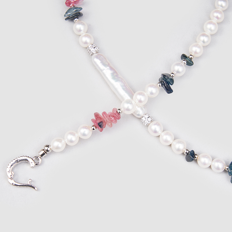 Original Handmade Natural Pearls collar by OHGG - OHGGRN24167