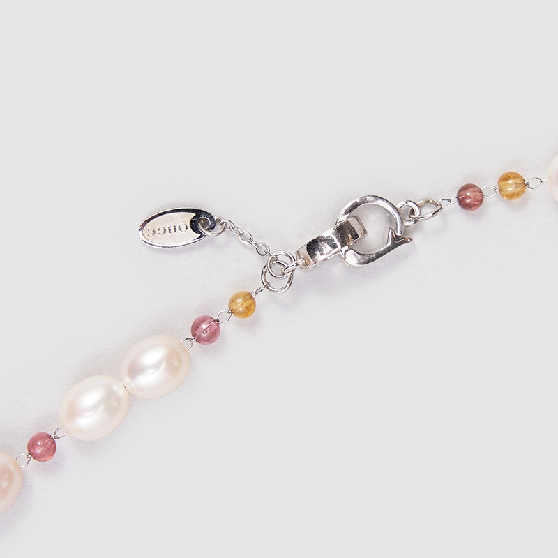 Original Handmade Natural Pearls collar  by OHGG - OHGGRN24175
