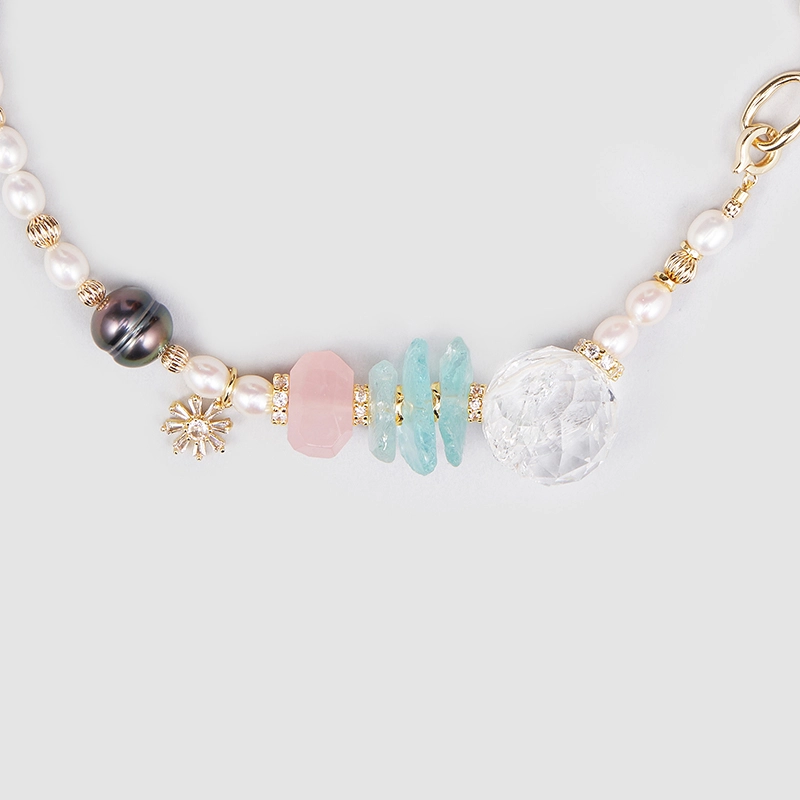 Original Handmade Natural Pearls Necklace  by OHGG - OHGGRN24176