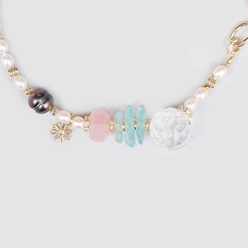 Original Handmade Natural Pearls Necklace  by OHGG - OHGGRN24176
