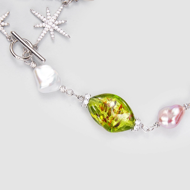 Original Handmade Natural Pearls Necklace  by OHGG - OHGGRN24182