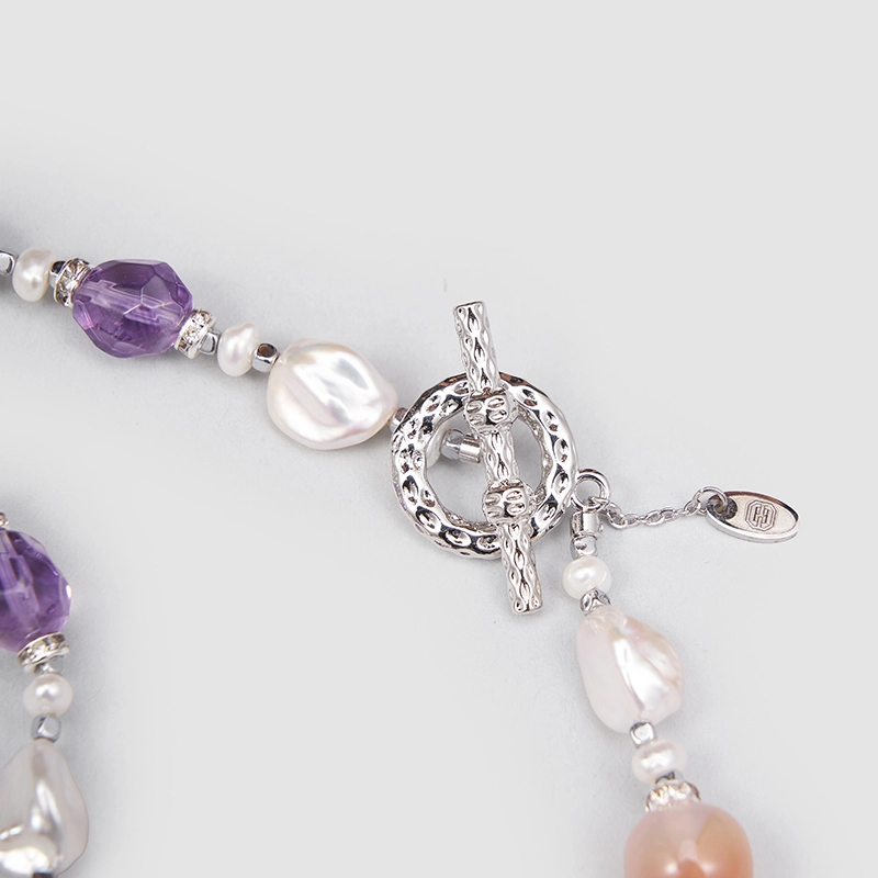 Original Handmade Natural Pearls collar  by OHGG - OHGGRN24179