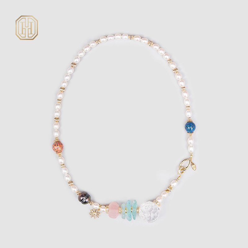 Original Handmade Natural Pearls Necklace  by OHGG - OHGGRN24176