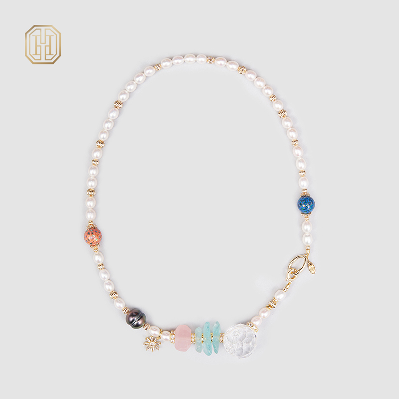 Original Handmade Natural Pearls Necklace  by OHGG - OHGGRN24176