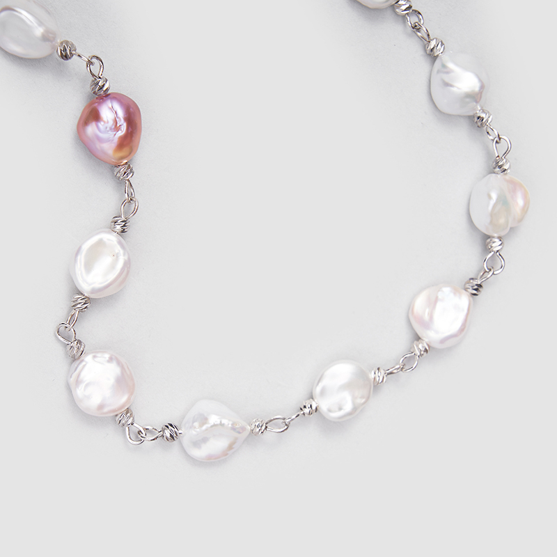 Original Handmade Natural Pearls Necklace  by OHGG - OHGGRN24182