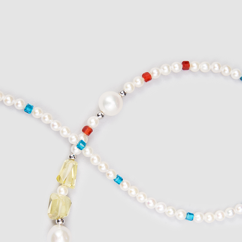 Original Handmade Natural Pearls collar  by OHGG - OHGGRN24180