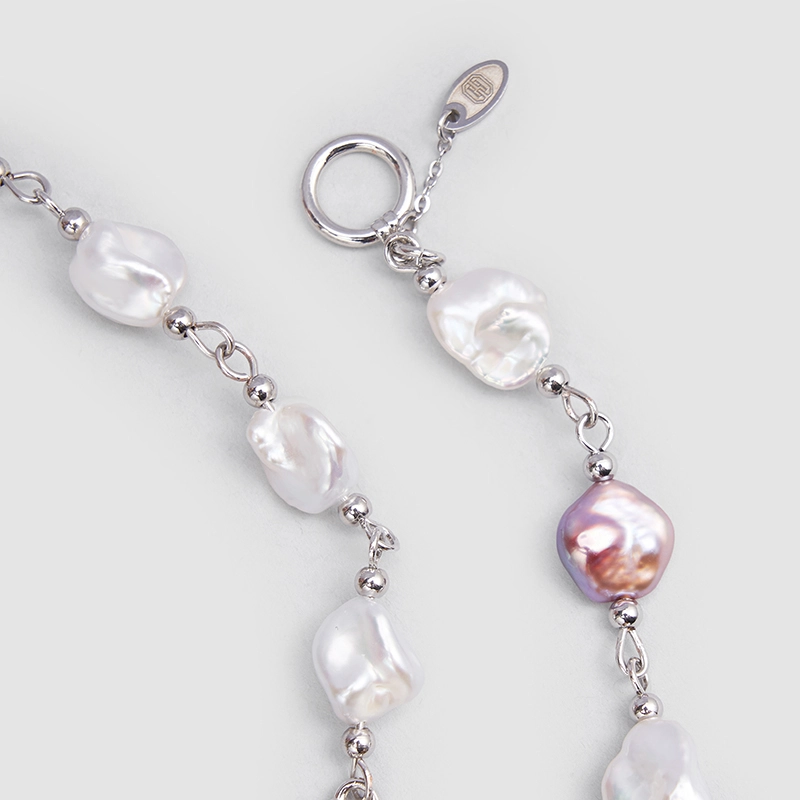 Original Handmade Natural Pearls collar chain  by OHGG - OHGGRN24183