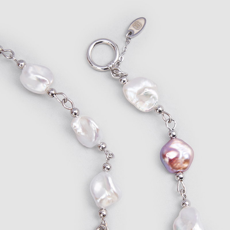 Original Handmade Natural Pearls collar chain  by OHGG - OHGGRN24183