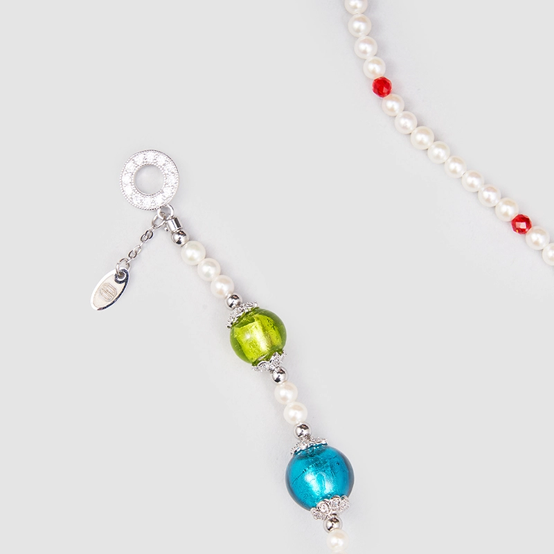 Original Handmade Natural Pearls collar  by OHGG - OHGGRN24174