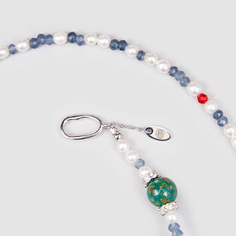 Original Handmade Natural Pearls collar by OHGG - OHGGRN24168