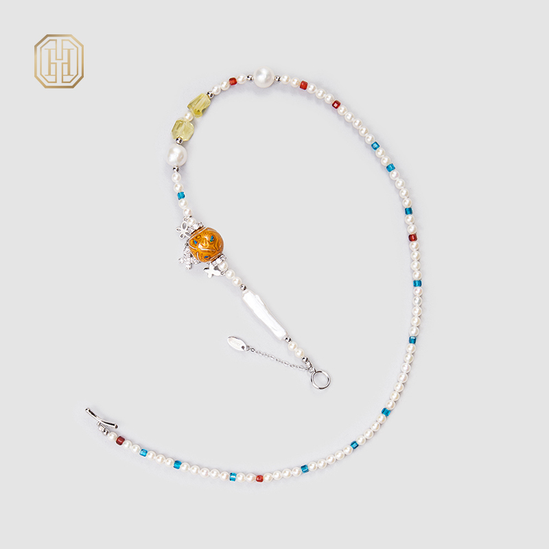 Original Handmade Natural Pearls collar  by OHGG - OHGGRN24180