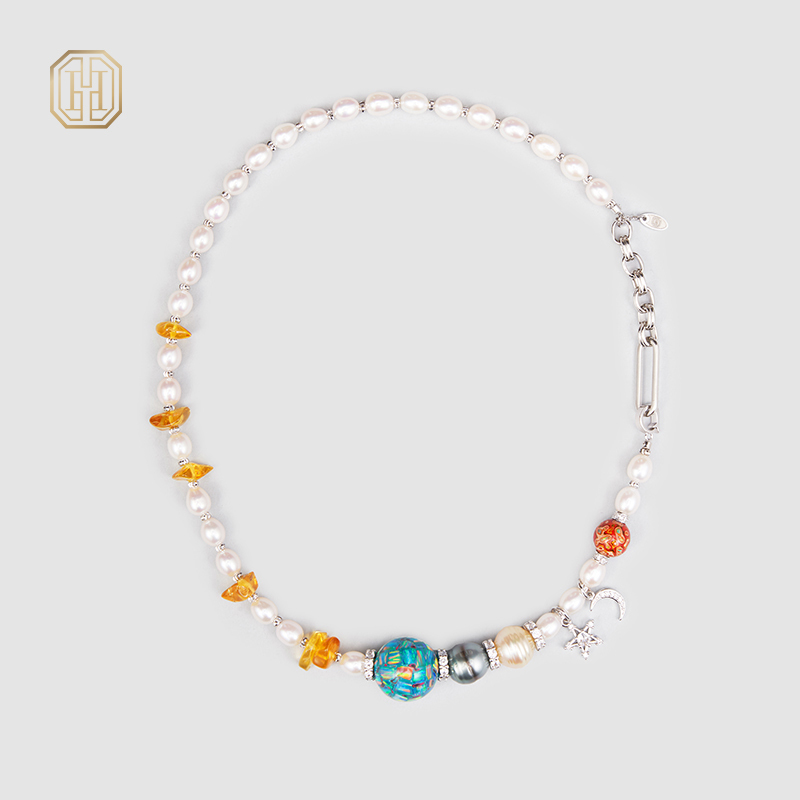 Original Handmade Natural Pearls Necklace by OHGG - OHGGRN24165