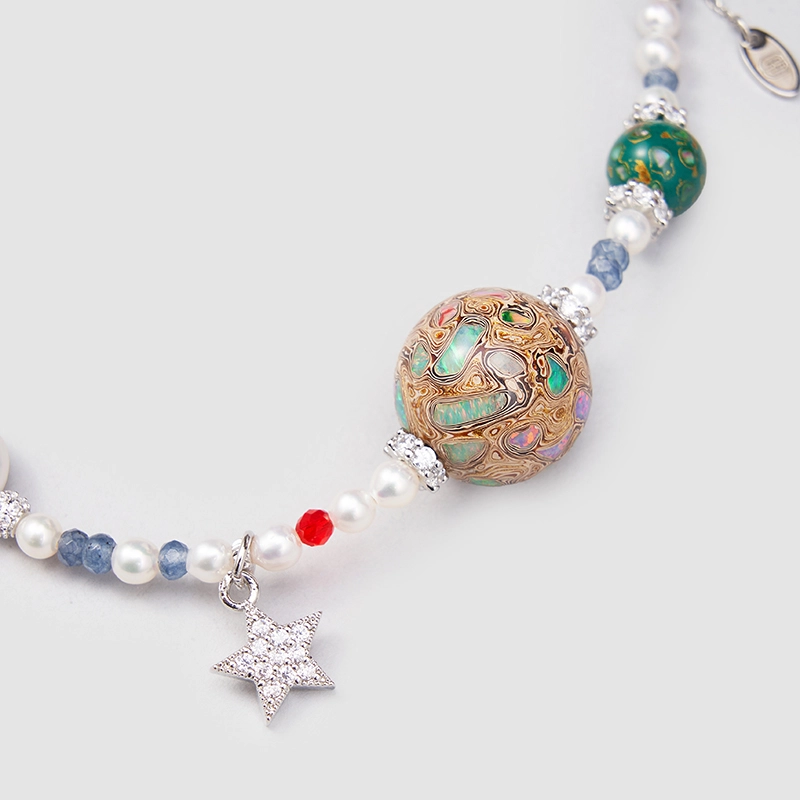 Original Handmade Natural Pearls collar by OHGG - OHGGRN24168