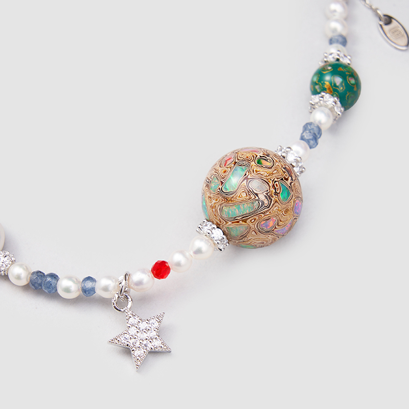 Original Handmade Natural Pearls collar by OHGG - OHGGRN24168