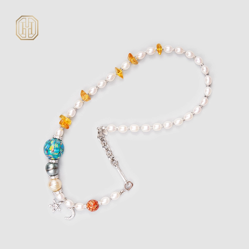 Original Handmade Natural Pearls Necklace by OHGG - OHGGRN24165