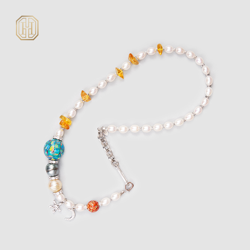 Original Handmade Natural Pearls Necklace by OHGG - OHGGRN24165