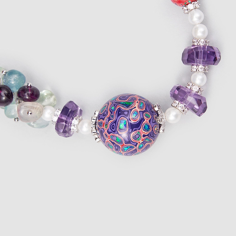 Original Handmade Natural Pearls Necklace by OHGG - OHGGRN24166