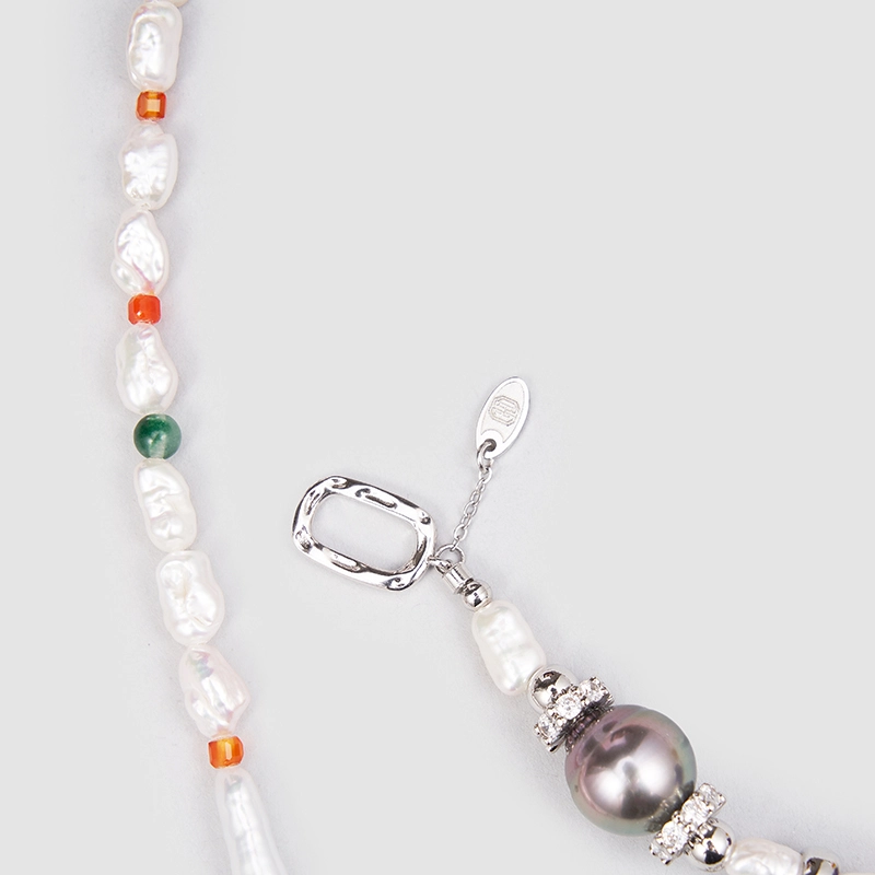 Original Handmade Natural Pearls collar  by OHGG - OHGGRN24170