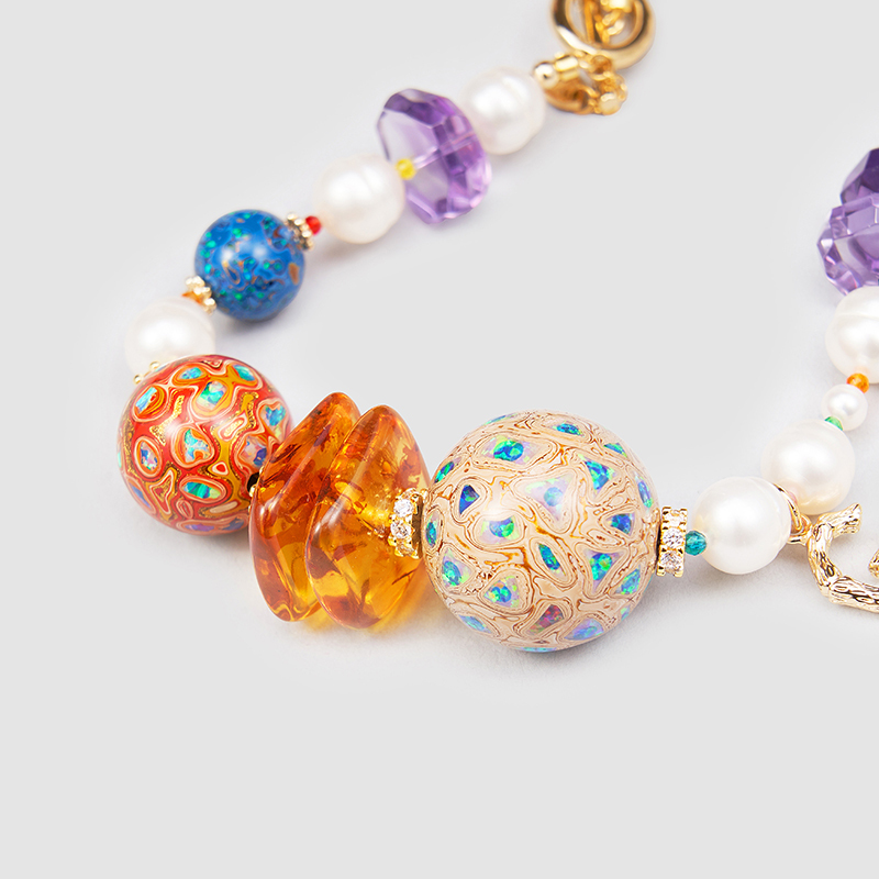 Original Handmade Natural Pearls Necklace by OHGG - OHGGRN24194