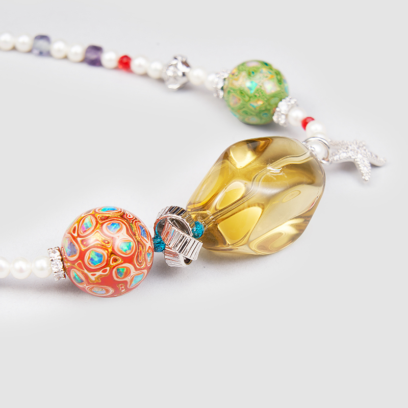 Original Handmade Natural Pearls collar by OHGG - OHGGRN24195
