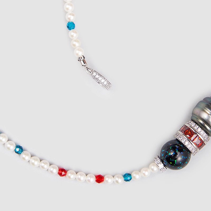Original Handmade Natural Pearls collar by OHGG - OHGGRN24203