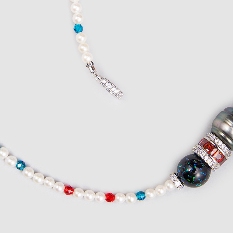 Original Handmade Natural Pearls collar by OHGG - OHGGRN24203