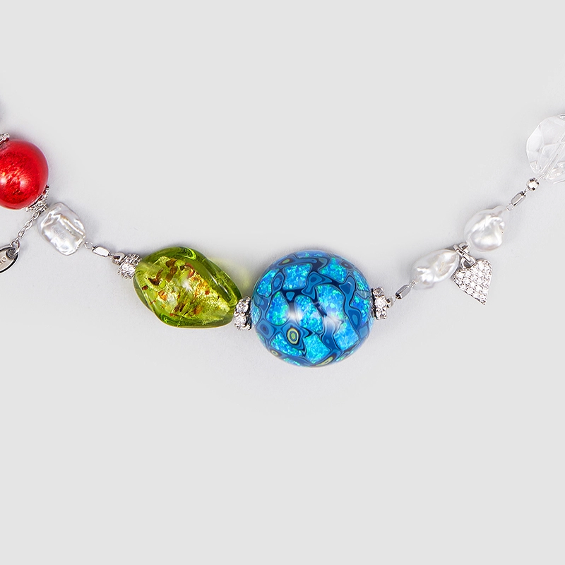 Original Handmade Natural Pearls collar chain by OHGG - OHGGRN24198