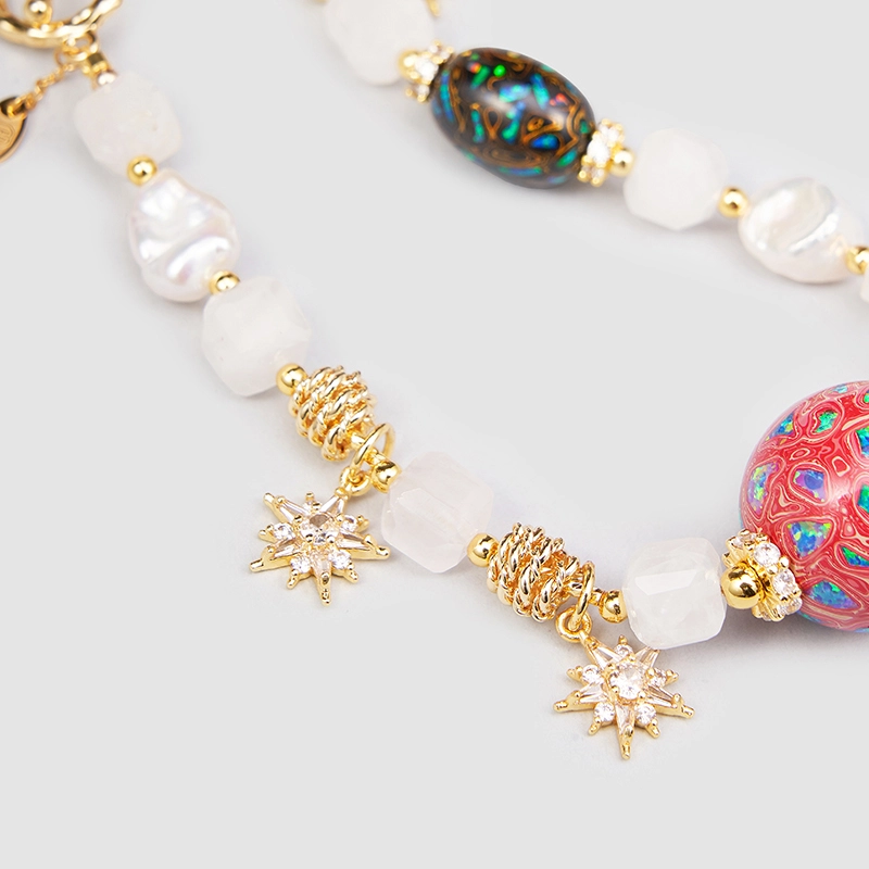 Original Handmade Natural Pearls sweater chain by OHGG - OHGGRN24186