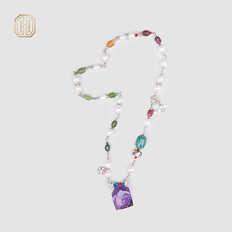 Original Handmade Natural Pearls Necklace by OHGG - OHGGRN24187