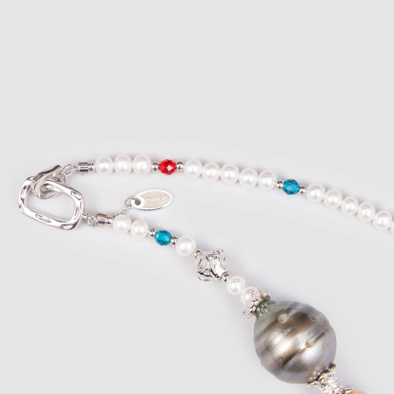Original Handmade Natural Pearls collar by OHGG - OHGGRN24190