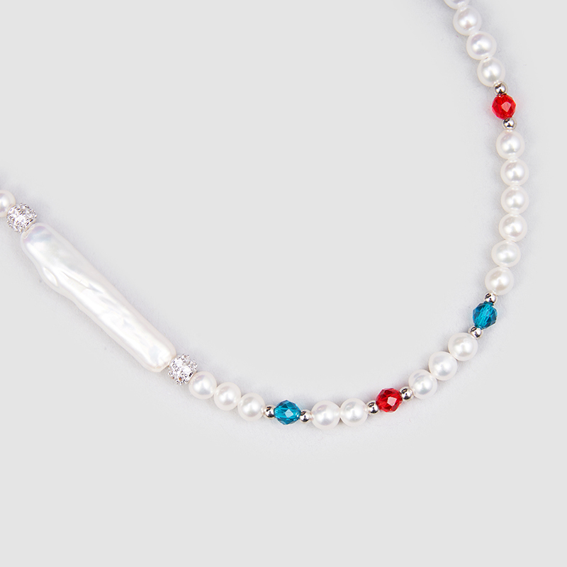 Original Handmade Natural Pearls collar by OHGG - OHGGRN24190