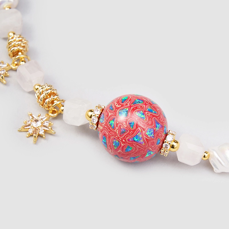 Original Handmade Natural Pearls sweater chain by OHGG - OHGGRN24186