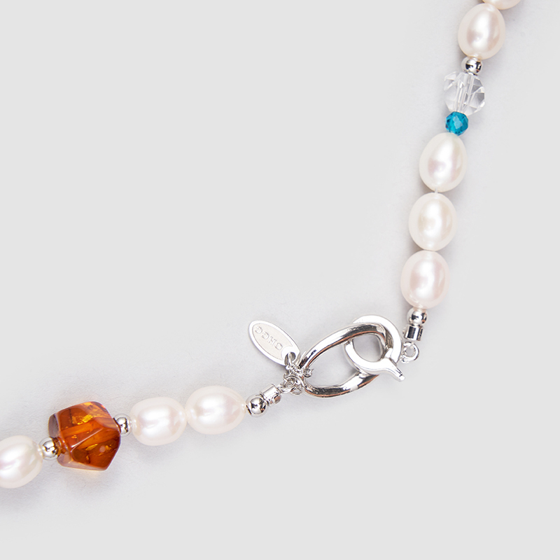 Original Handmade Natural Pearls collar by OHGG - OHGGRN24200