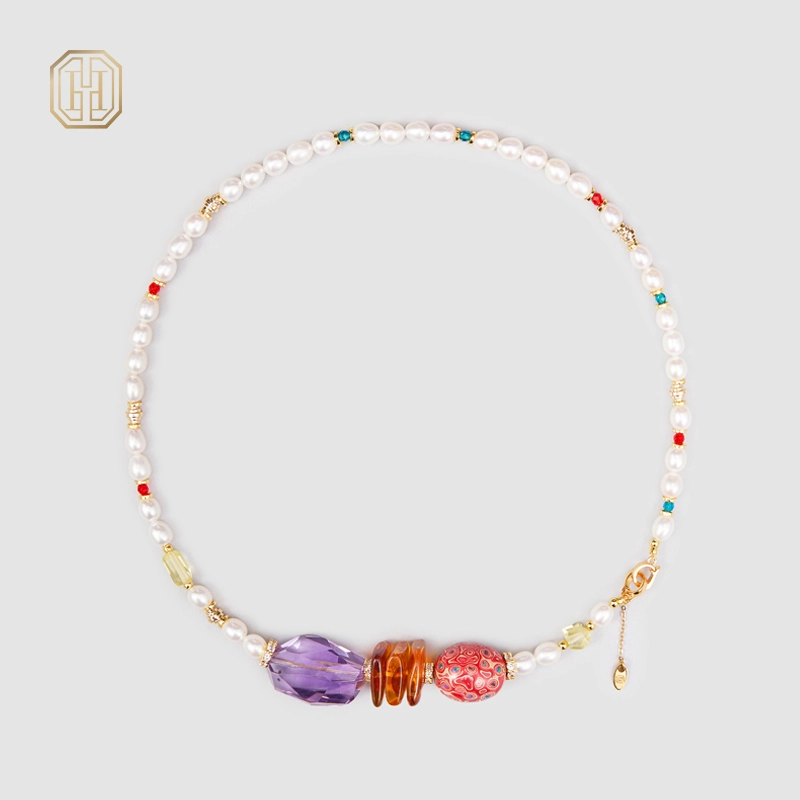 Original Handmade Natural Pearls Necklace by OHGG - OHGGRN24208