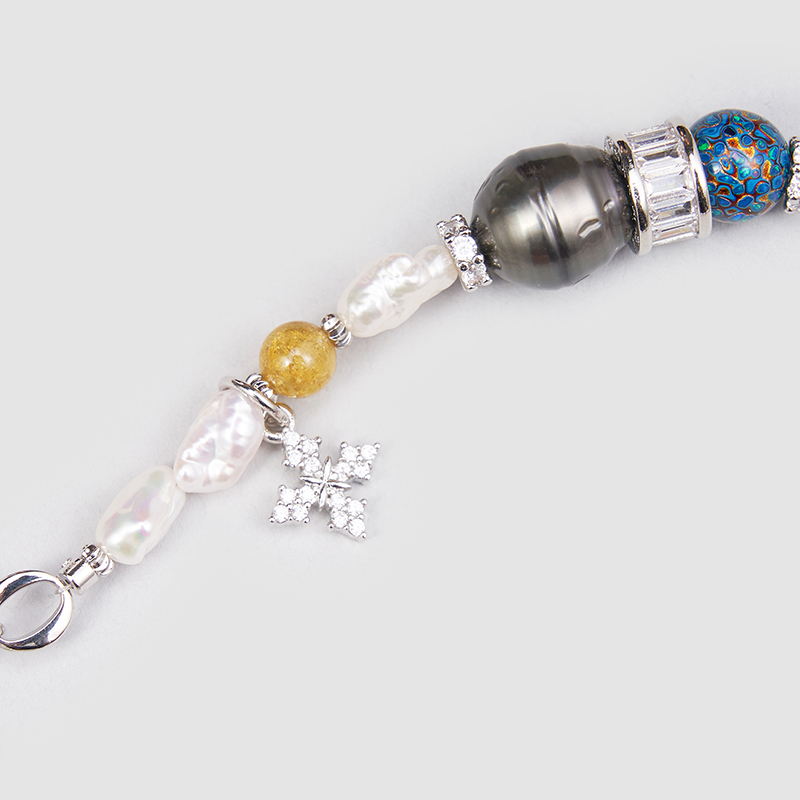 Original Handmade Natural Pearls sweater chain by OHGG - OHGGRN24188