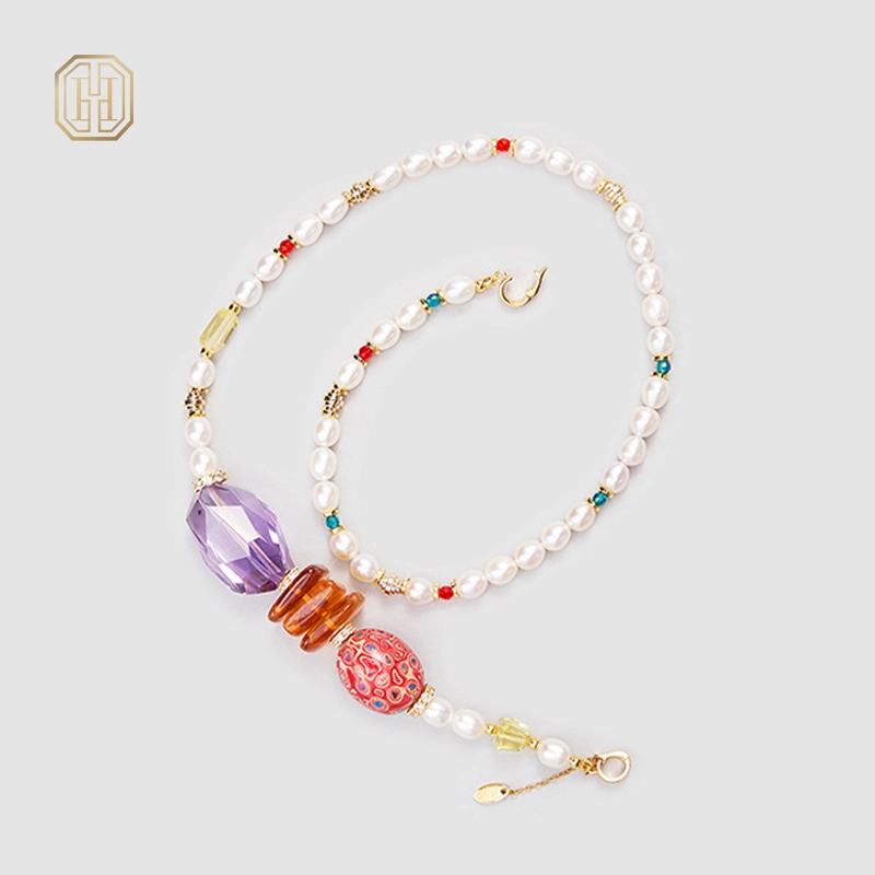 Original Handmade Natural Pearls Necklace by OHGG - OHGGRN24208
