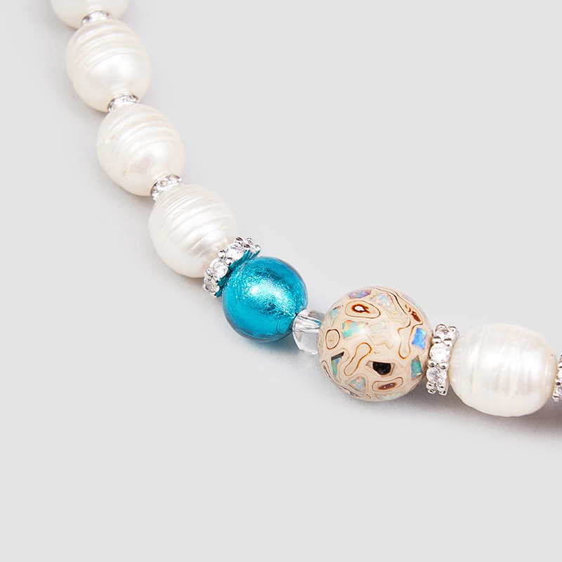 Original Handmade Natural Pearls sweater chain by OHGG - OHGGRN24209