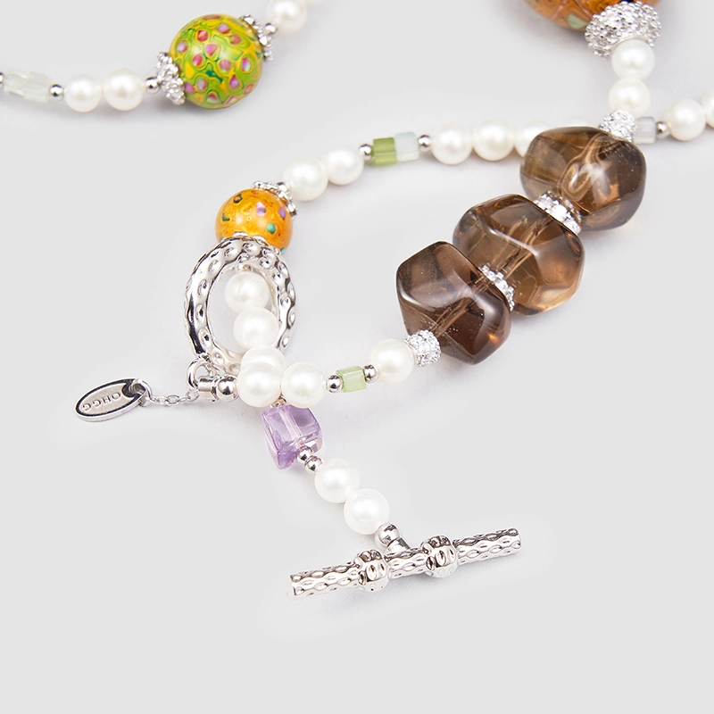 Original Handmade Natural Pearls collar by OHGG - OHGGRN24202