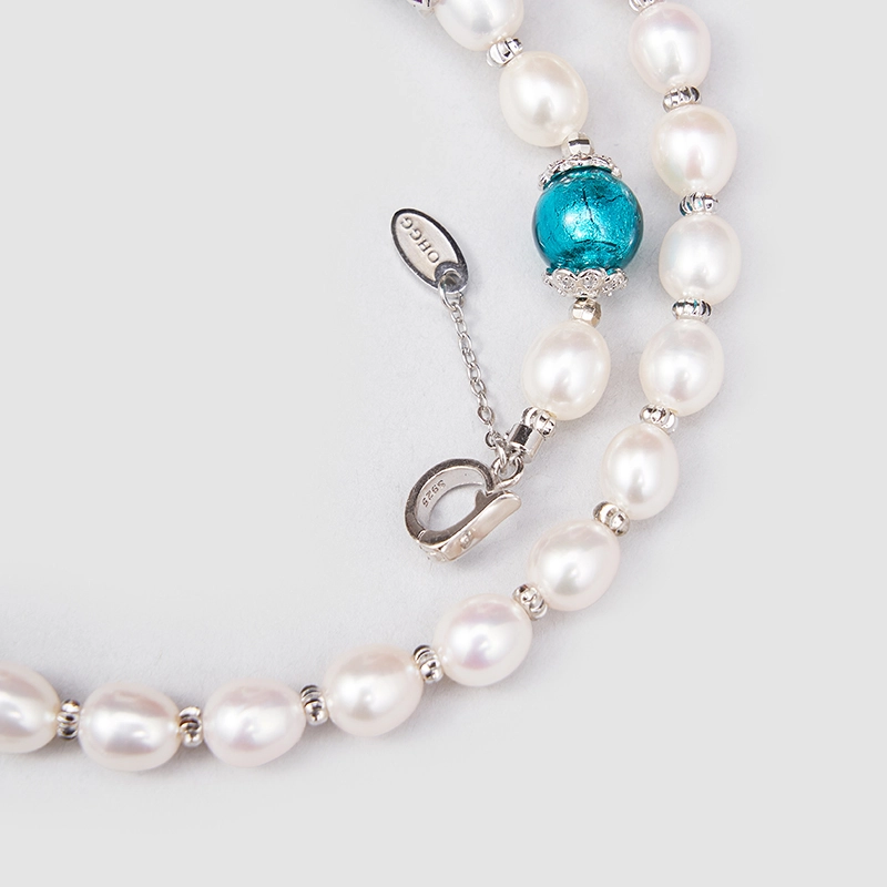 Original Handmade Natural Pearls sweater chain by OHGG - OHGGRN24196