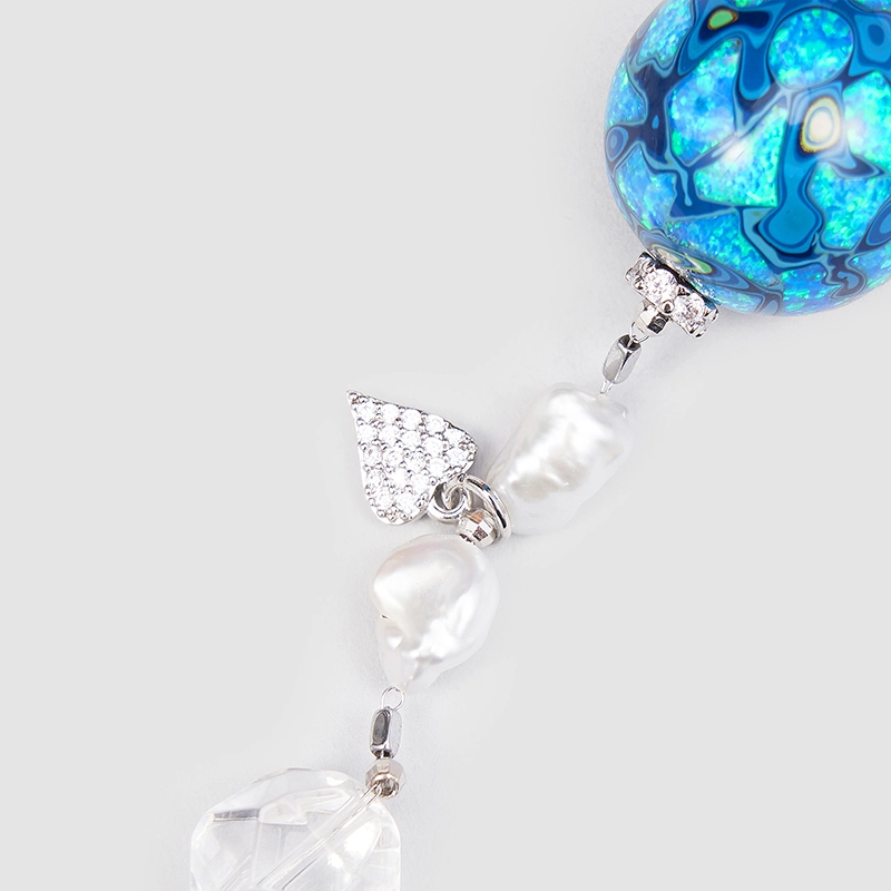 Original Handmade Natural Pearls collar chain by OHGG - OHGGRN24198