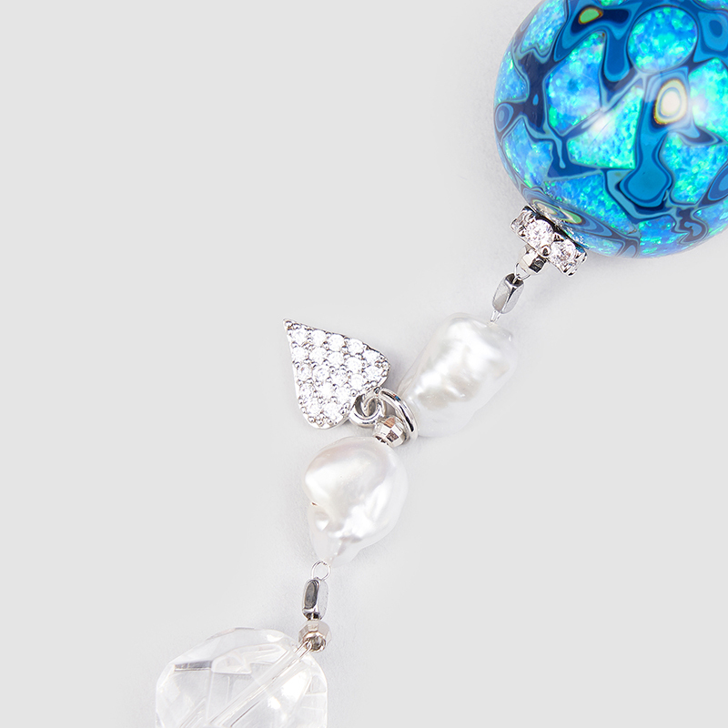 Original Handmade Natural Pearls collar chain by OHGG - OHGGRN24198