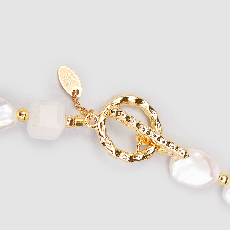 Original Handmade Natural Pearls sweater chain by OHGG - OHGGRN24186
